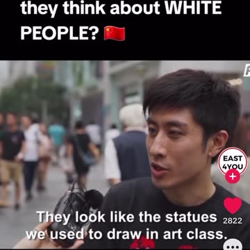 What "Chinese"🇨🇳 think of White People