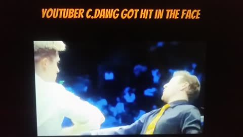 YouTuber C.Dawg got hit in the face