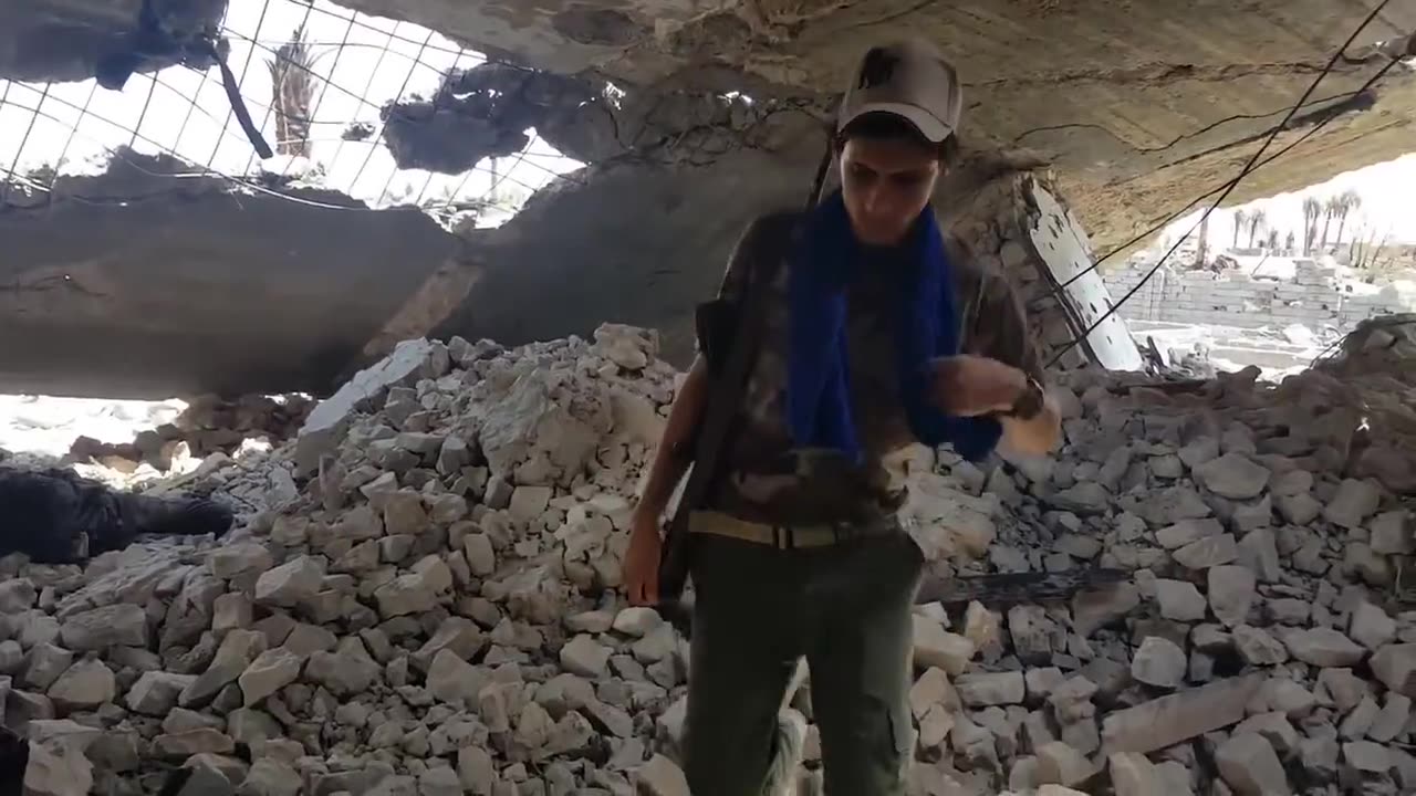 Aftermath of the Iraqi Military missile attack on ISIS