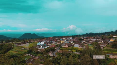 Drone footage_🔴 of stunning natural mountain and field views