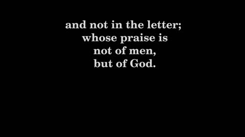 Romans 2 King James version