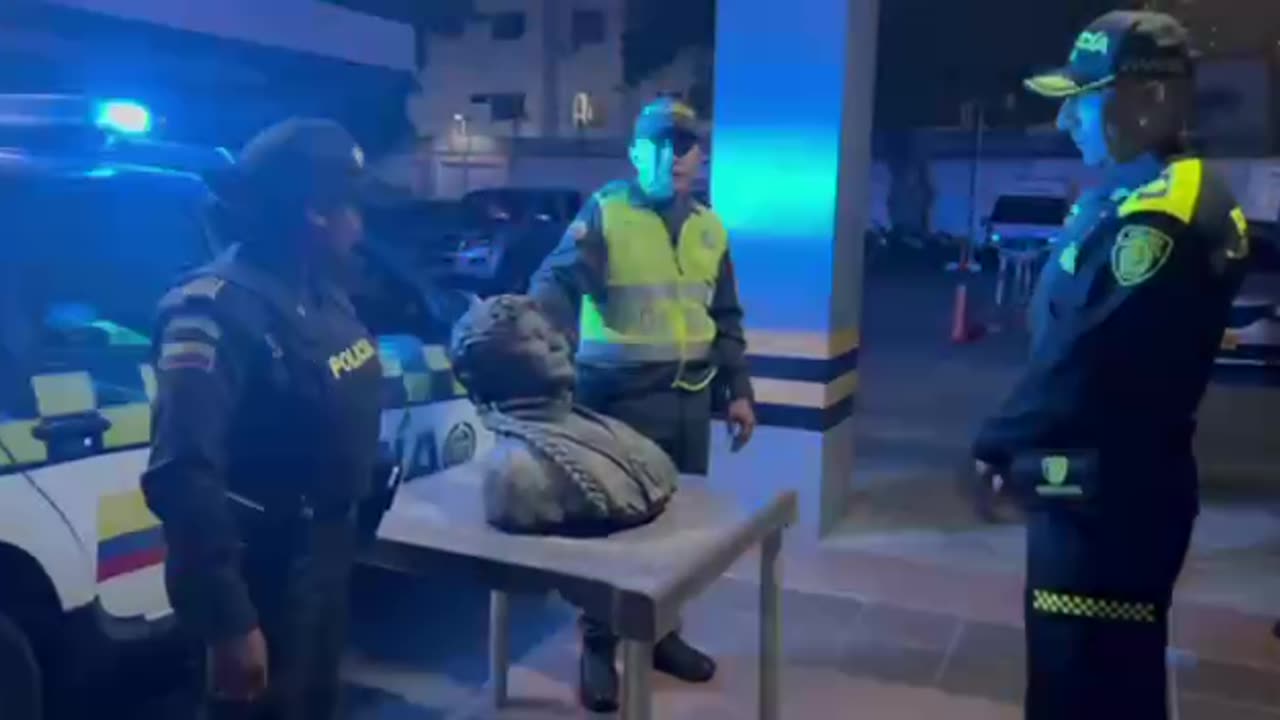 De vuelta al parque Apolo: Policía recupera busto a Soledad Román de Núñez