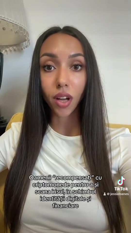 Oamenii “recompensați” cu criptomonede pentru a-și scana irisul