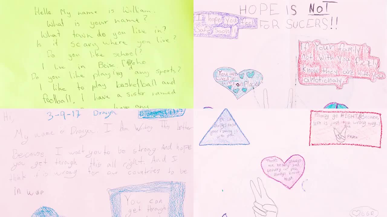 Heartwarming Messages From American Children To Their Syrian Friends (Mirror)