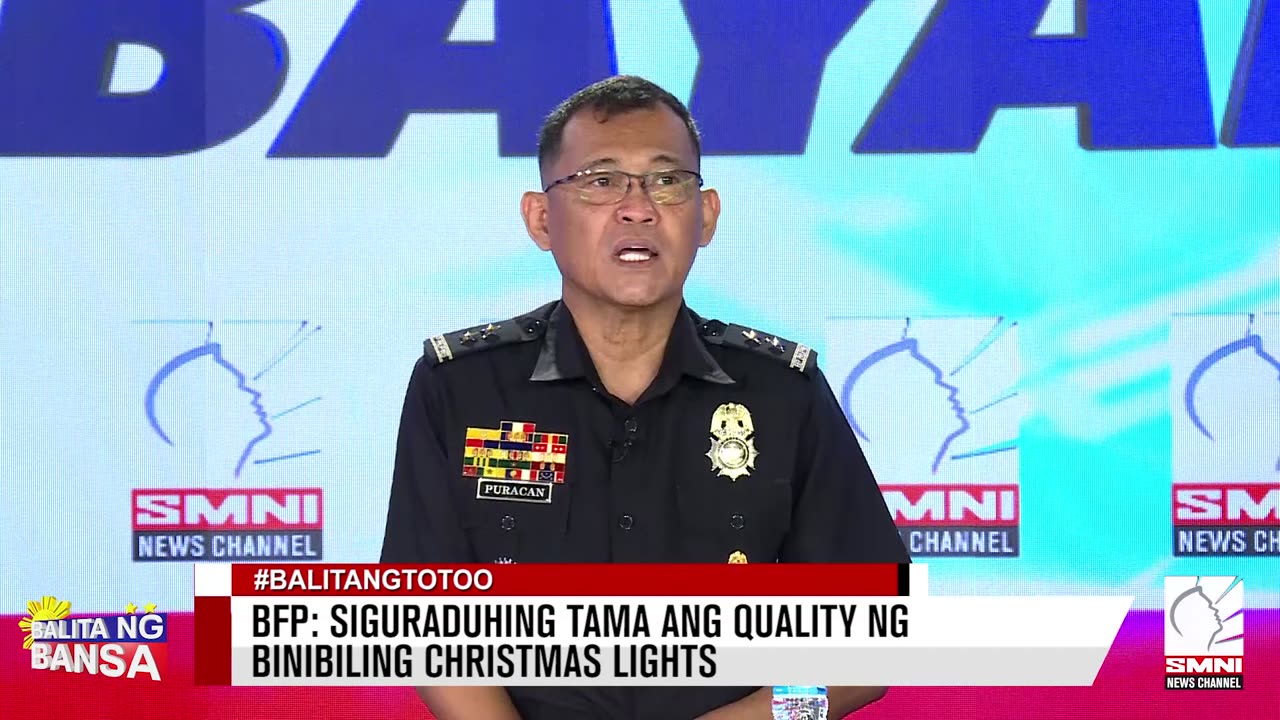 BFP: Siguraduhing tama ang quality ng binibiling Christmas lights