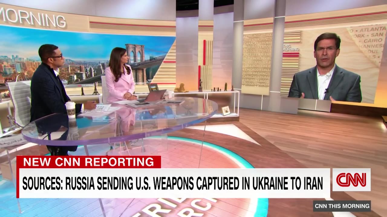 Russia is sending some US weapons captured in Ukraine to Iran