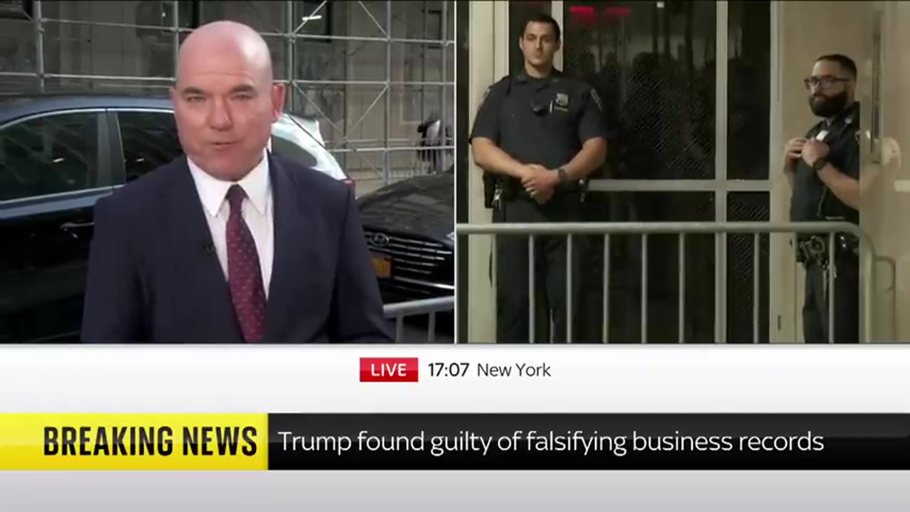 Donald Trump found guilty of all 34 counts in hush money case Sky News