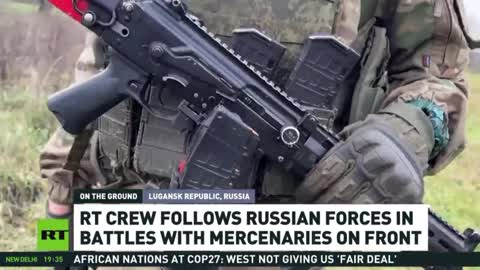 RT crew follows Russian forces in battles with mercenaries on front in Lugansk R