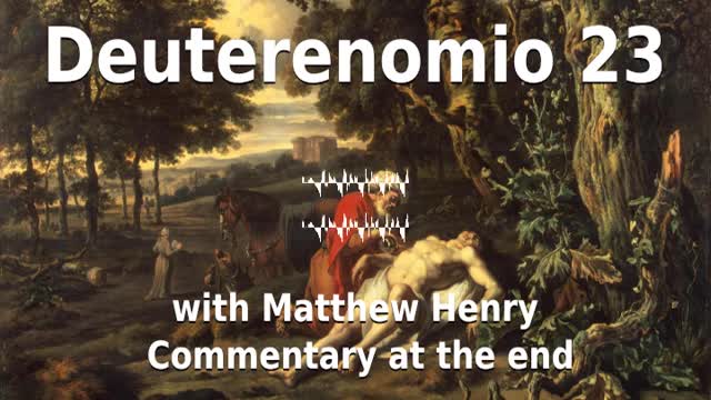 📖🕯 Santa Biblia - Deuteronomio 23 con Matthew Henry Comentario al final.