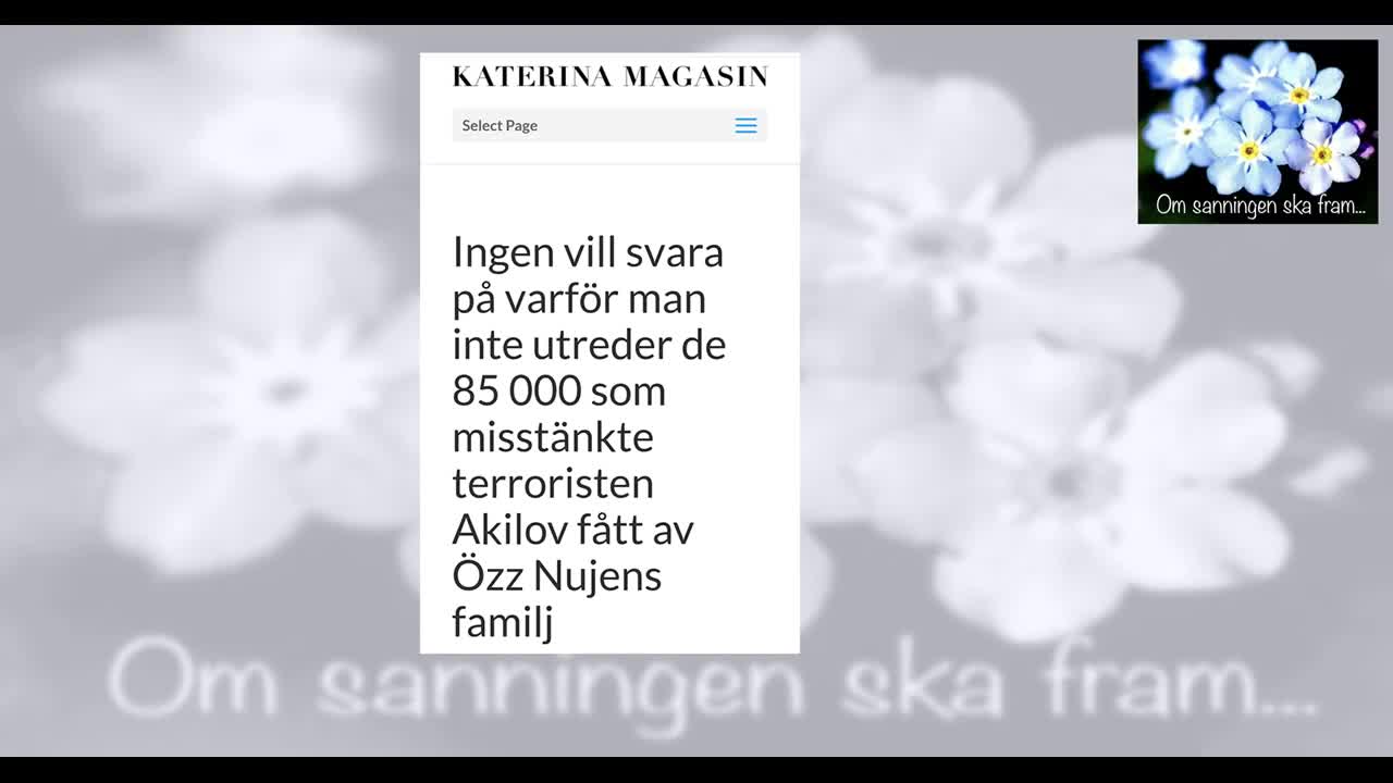 Özz försöker trolla bort fakta - försörjde en terrorist