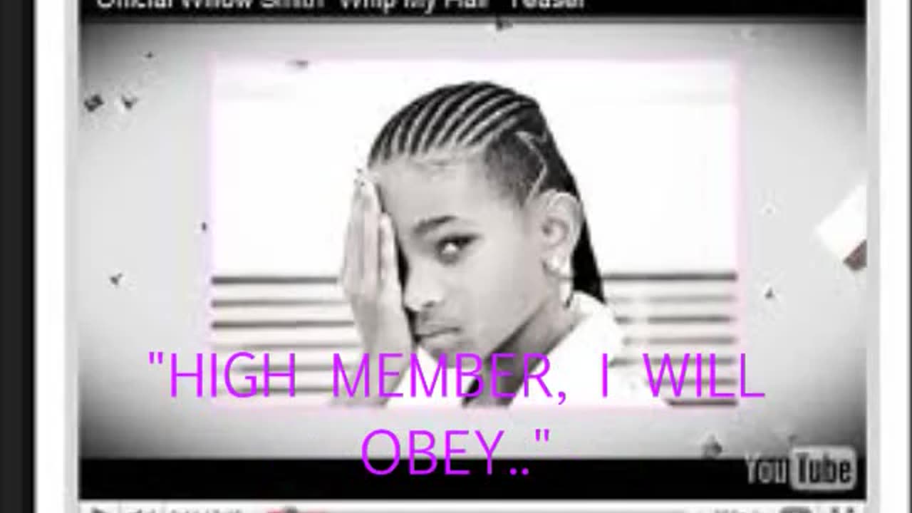 'WILLOW SMITH REVERSED MESSAGES (WHIP MY HAIR)' - ceasey0xoogurl - 2010