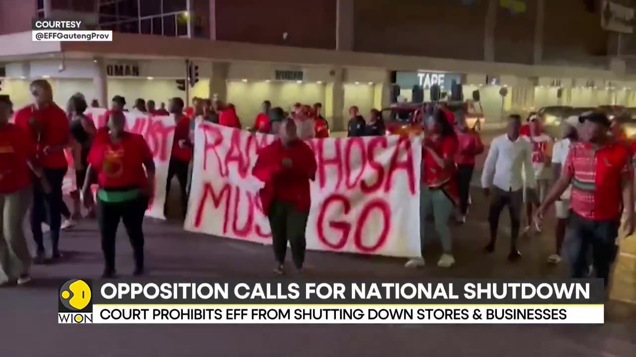 South Africa braces for ‘national shutdown' _ Latest English News.