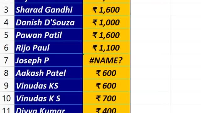 Excel videos | How to sum numbers in excel