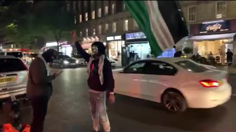 Masked Muslims Outside Restaurant Waiting for Hatun to Come Out!