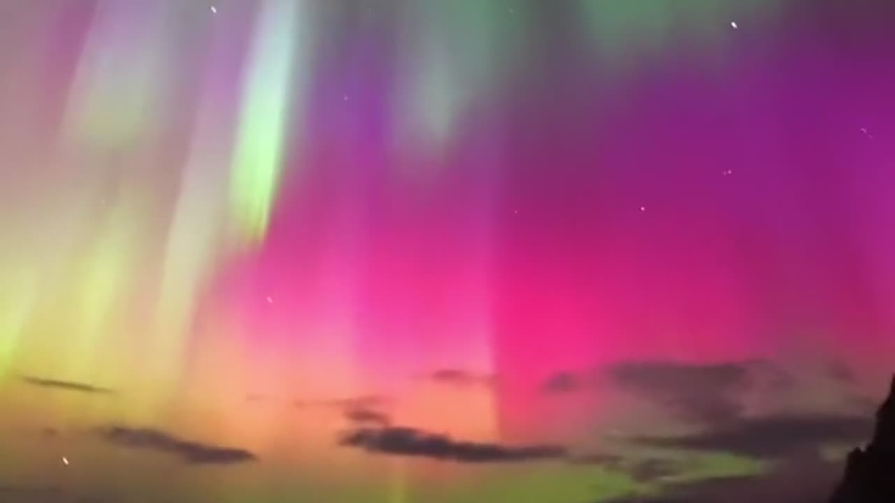 Multi Colored Aurora Borealis