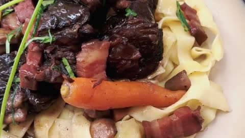 French beef, super delicious with carrots