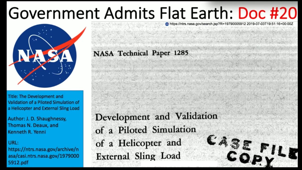 44 Government Documents Impressing Flat Earth Religious Fanatic Death Cults Upon The Clueless Flattards