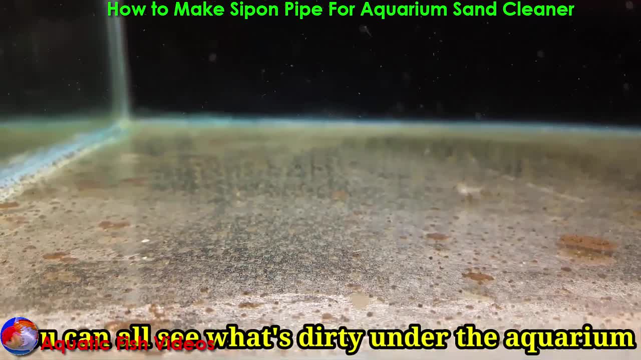 How to Make Sipon Pipe For Aquarium Sand Cleaner