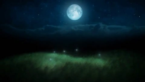 Moon, birds, crickets perfect for relaxing