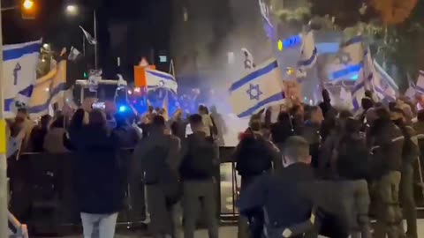 Protesters in Israel are attacking Netanyahu’s house.- Israel will be last -Q