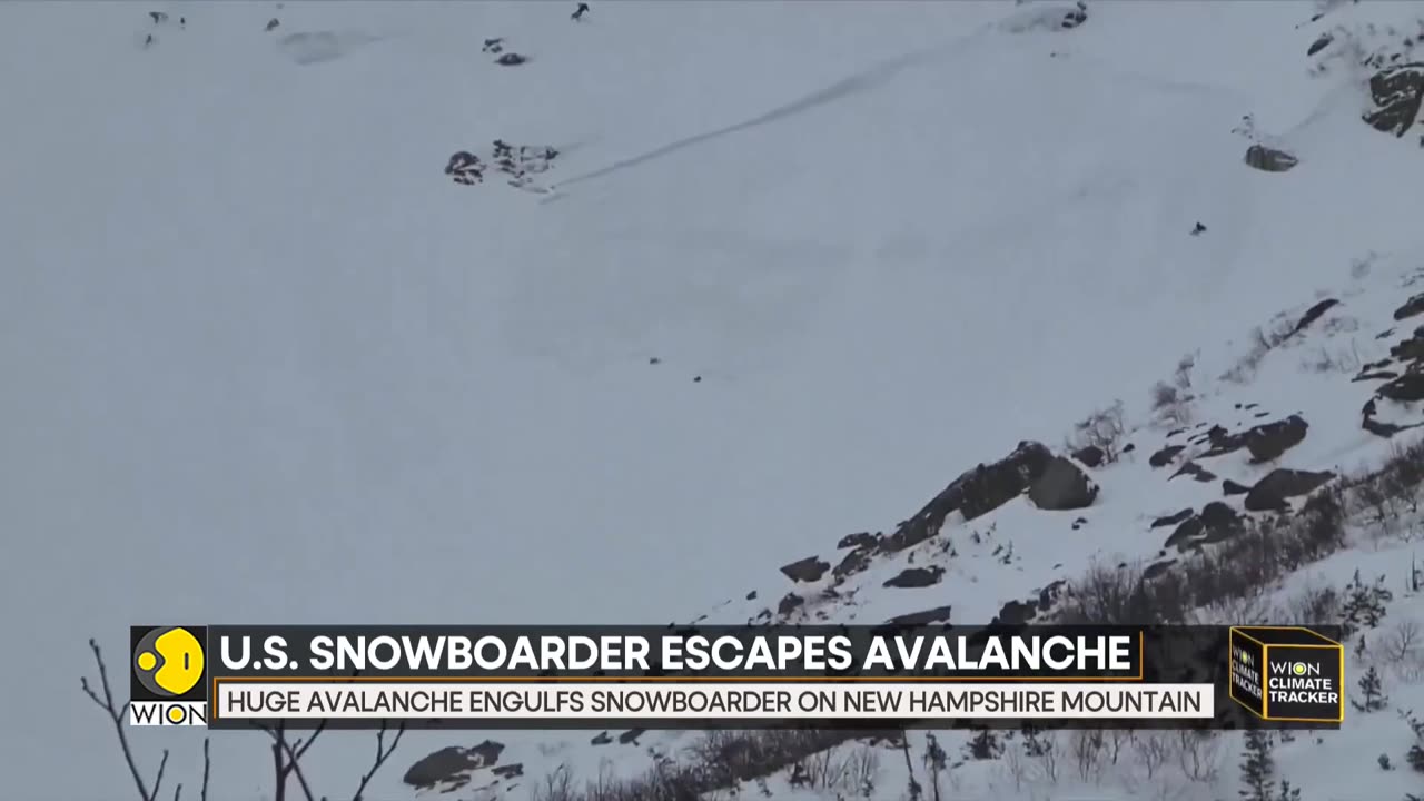 Huge avalanche engulfs snowboarder on New Hampshire mountain - Latest News - English News - WION