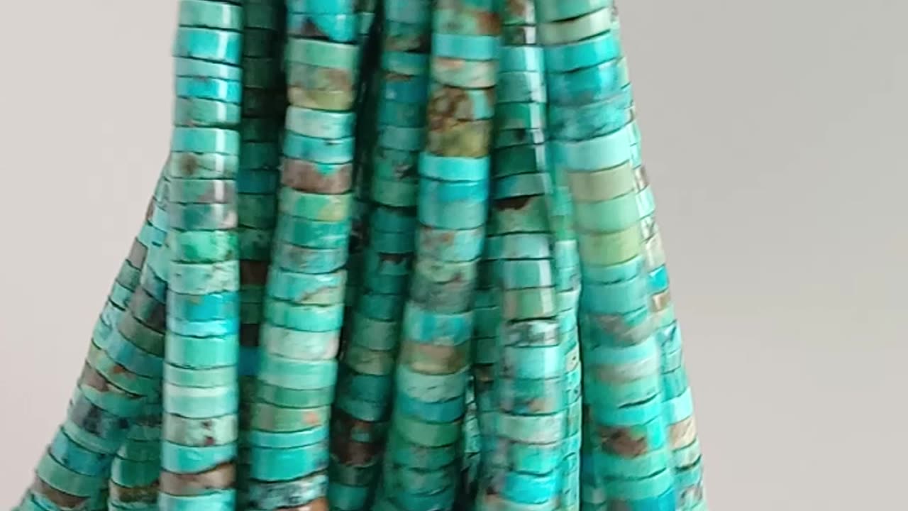 3-10mm Natural turquoise full strand 16inch turquoise For Jewelry Bracelet Necklace20230921-03-08