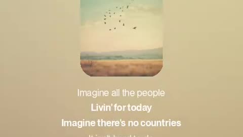 imagine peace