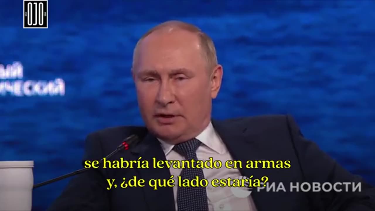 Vladimir Putin sobre Josep Borrell representante de la Unión para Asuntos Exteriores