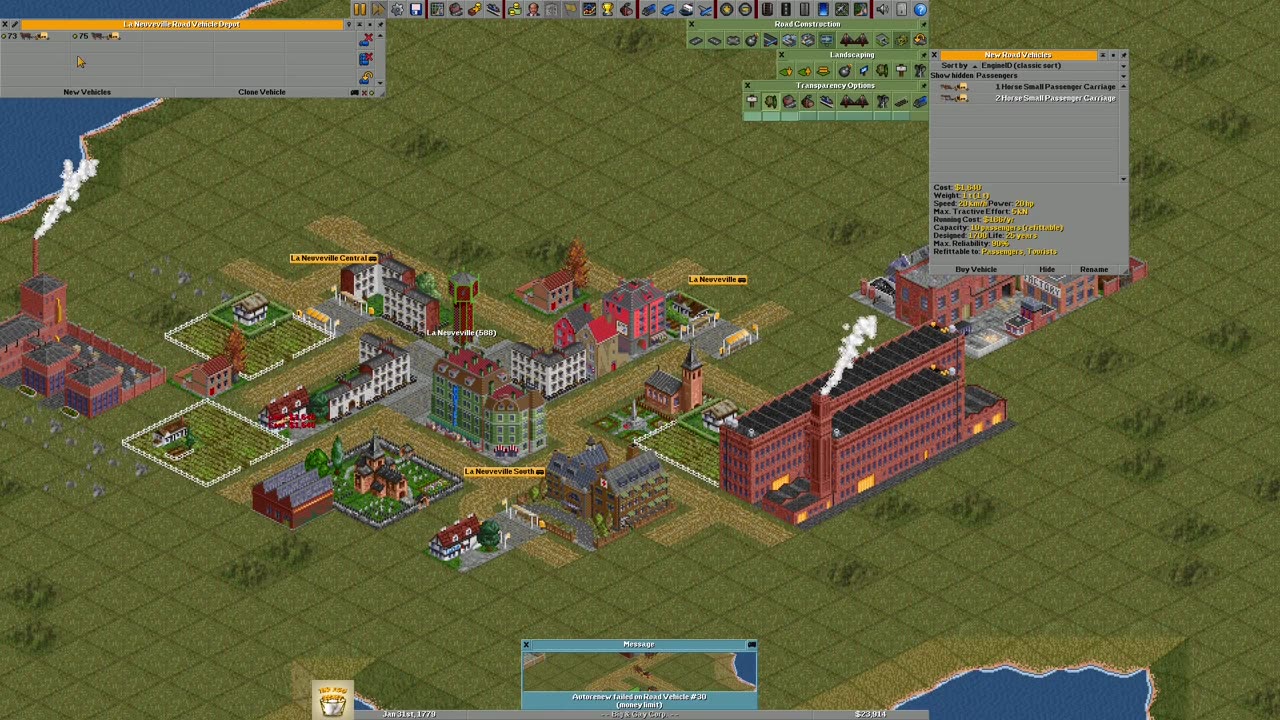 OpenTTD gameplay and vibes Pt.1