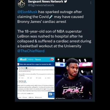 Elon Musk has sparked outrage after claiming the Covid vax may have caused...