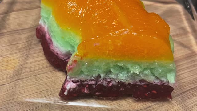 Tri Colored Fruit Mold