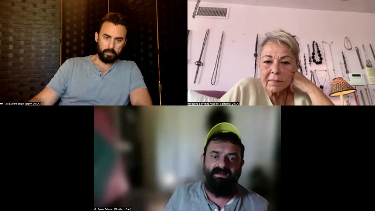 Roseanne Barr, Frank Zelenko and Tzvi talk about the Jews biggest enemies...the Erev Rav