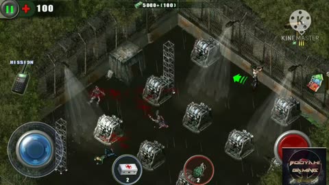 Zombie shooting game