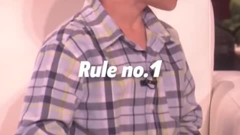 I have two rules!