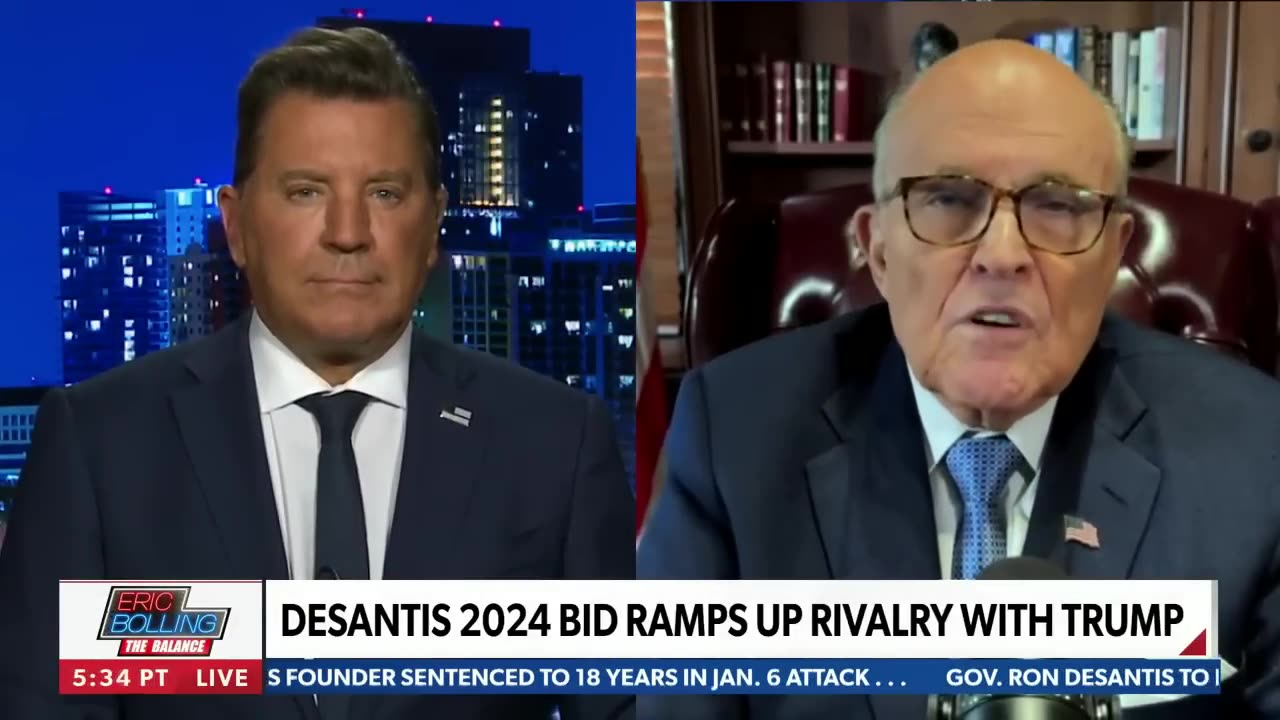 Rudy Giuliani reacts to DeSantis' 'awfully bumpy' announcement