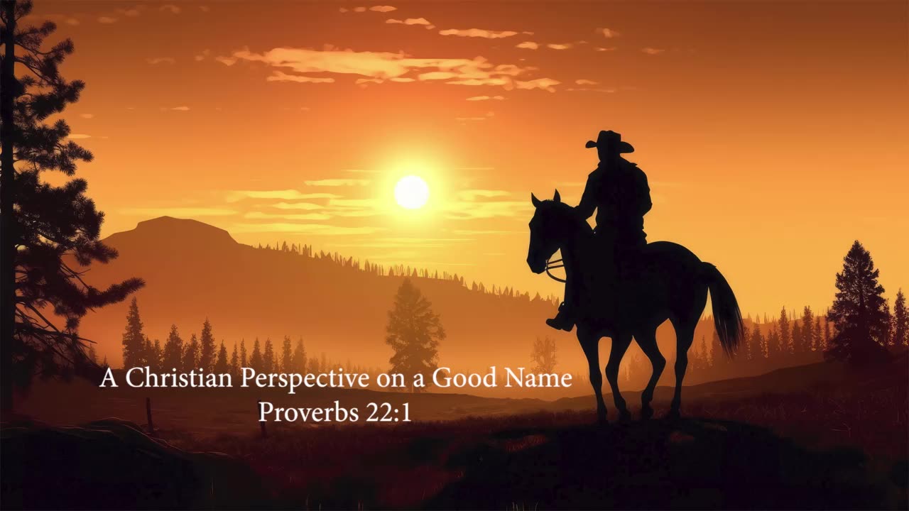 A Christian Perspective on a Good Name