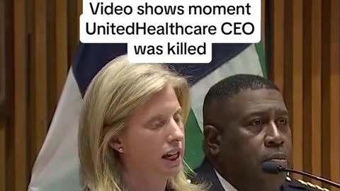 Video shows moment UnitedHealthcare CEO was killed