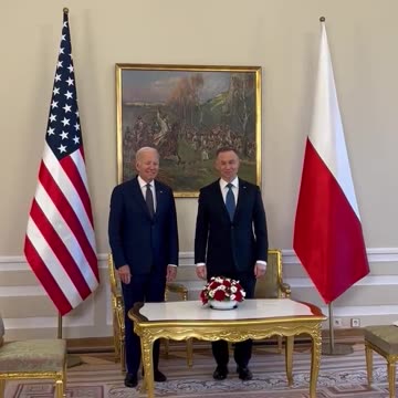 Pres. Biden meets Polish president in Warsaw ahead of Ukraine war speech