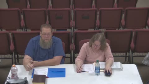 Wednesday Evening Bible Study 1/4/2023