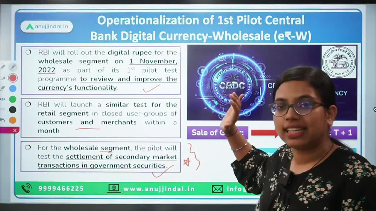 RBI's First Pilot Digital Rupee Launched | Central Bank Digital Currency of India