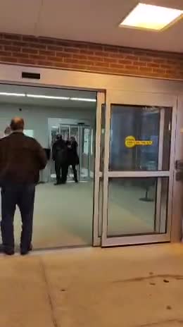 Nancy McArthur blocks citizen from public building 2nd time/inside door