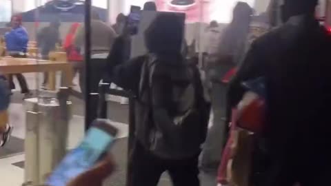 Large mob looted multiple stores and damaged property across Center City Philadelphia