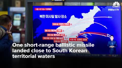 North Korea launches dozens of missiles, causes alarm in South Korea