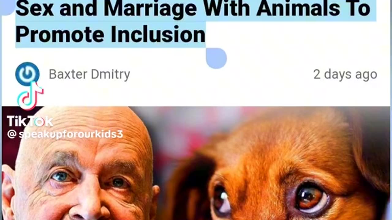 WEF SAYS IT’S TIME TO LEGALIZE SEX AND MARRIAGE WITH ANIMALS TO PROMOTE INCLUSION