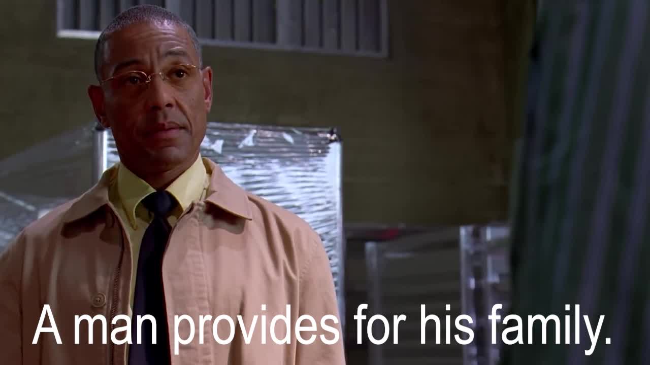 Jack Nicholson and Gus Fring on Manhood