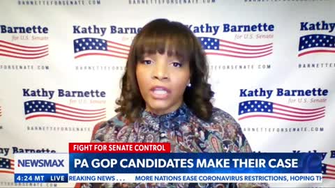 Kathy Barnette for U.S. Senate (R-PA) Newsmax Sean Spicer Clip 2