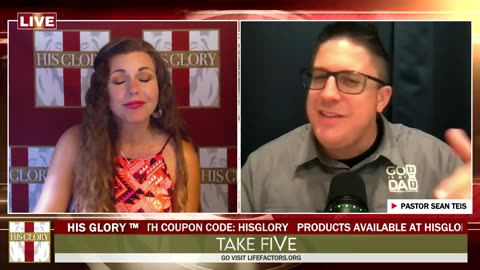 Pastor Sean Teis joins His Glory on Take Five: Brighteon