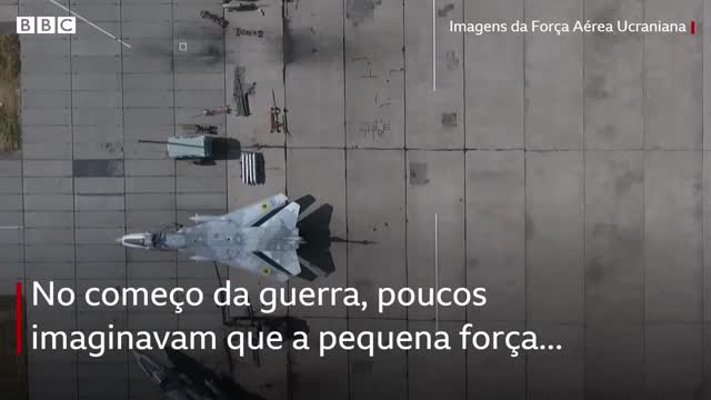 Guerra na Ucrânia: o piloto que 'caça' mísseis russos