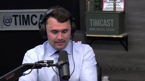 Charlie Kirk reads Trump's reaction to Bragg reportedly leaking information about the indictment