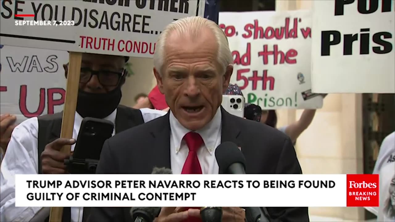 Peter Navarro Reacts To Guilty Verdict, Details Next Legal Steps Involving Supreme Court - YouTube